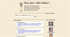 Desktop Screenshot of marys-antiques.com