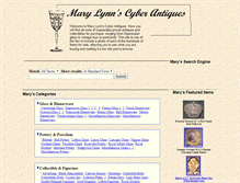 Tablet Screenshot of marys-antiques.com